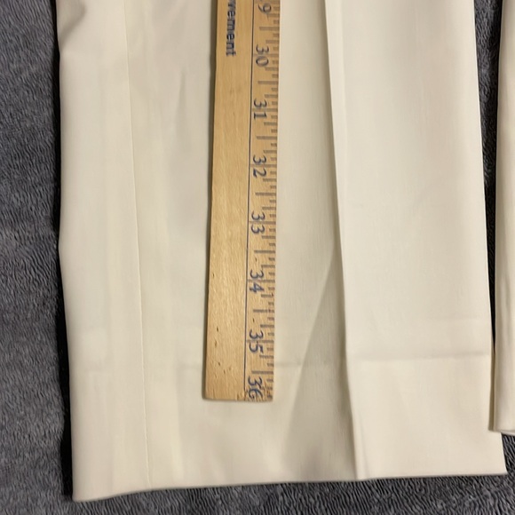 Lafayette 148 New York Irving Wool Dress Pants Women's Size 10 Beige Tan Cream - Picture 9 of 12